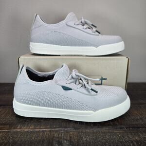 Vessi Weekend 1.5 Sneaker Kids Size J2 Waterproof Shoes Nimbus Steel Grey